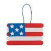Craft Stick Amercian Flag Banner Craft Kit -12 - Crafts for Kids and Fun Home Activities view 1