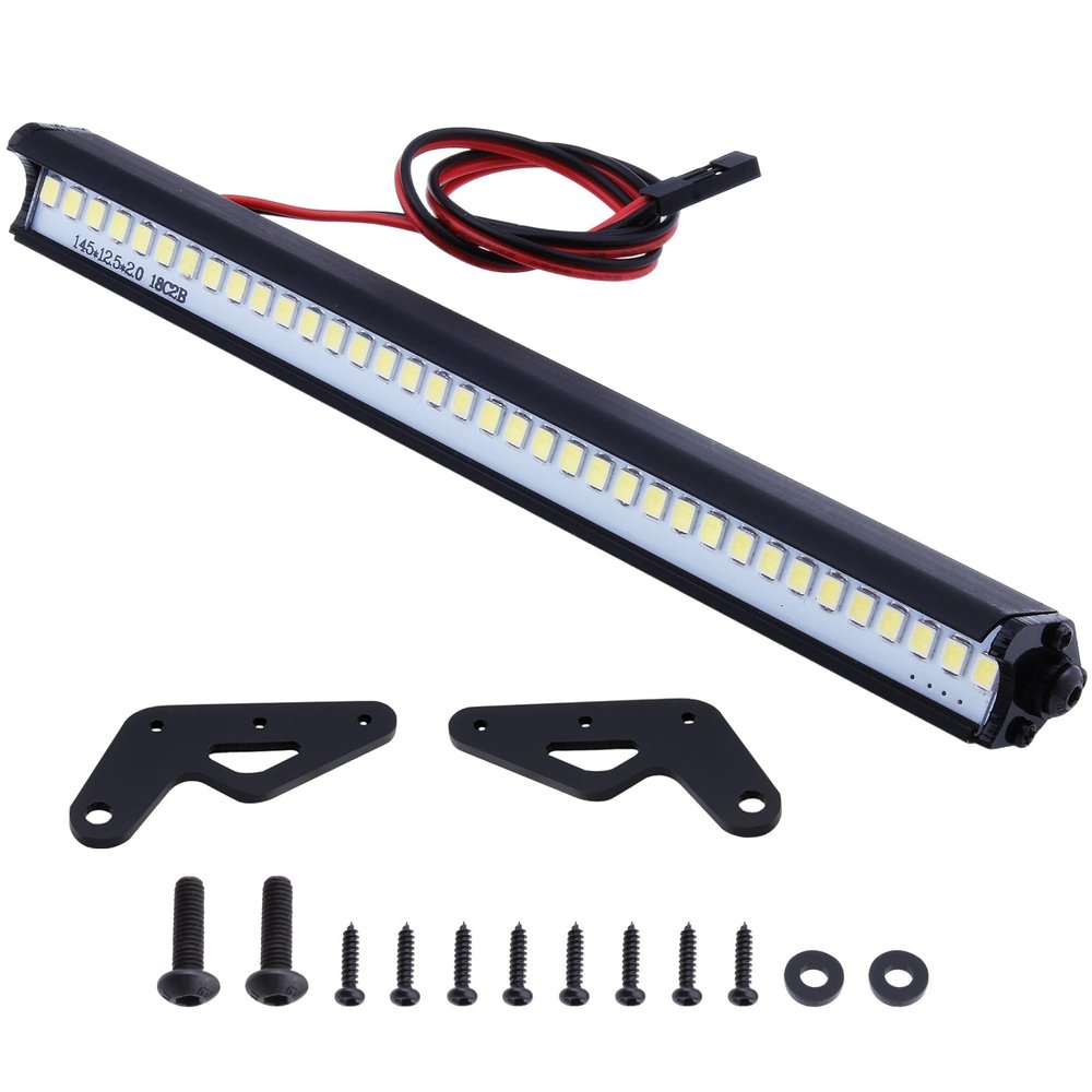 HobbyPark LED Light Bar Kit Roof Lamp for 1/10 RC Crawler Car Truck Traxxas TRX4 Slash Axial SCX10 Wraith D90 Redcat Gen7 Gen8