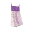 Nursery Crib Baby Diaper Stacker 1 PC Pink Animal/Navy Blue Stripe/Grey Stripe/Beige Pock Dots/Blue Sports/Purple Butterfly Crib Diaper Hanging Bag (Purple Butterfly) view 1