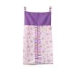 Nursery Crib Baby Diaper Stacker 1 PC Pink Animal/Navy Blue Stripe/Grey Stripe/Beige Pock Dots/Blue Sports/Purple Butterfly Crib Diaper Hanging Bag (Purple Butterfly) view 2