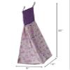 Nursery Crib Baby Diaper Stacker 1 PC Pink Animal/Navy Blue Stripe/Grey Stripe/Beige Pock Dots/Blue Sports/Purple Butterfly Crib Diaper Hanging Bag (Purple Butterfly) view 4