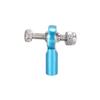 uxcell 4 PCS M2/2mm 15mm Linkage Rod End Tie Rod End Ball Head Joint Adapter Blue for RC Crawler Boat view 3