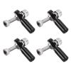uxcell 4 PCS M2/2mm 15mm Linkage Rod End Tie Rod End Ball Head Joint Adapter Black for RC Crawler Boat view 1