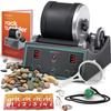 Dan&Darci Advanced Professional Rock Tumbler Kit - with Digital 9-Day Polishing Timer & 3 Speed Settings - Turn Rough Rocks into Beautiful Gems : Great Science & STEM Geology Toy for Kids All Ages view 1