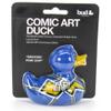 Comic Art Rubber Duck by Bud Ducks | Elegant Gift Packaging - "Swoosh! Pow! Zap!" | Child Safe | Collectable view 2