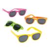 Fun Express - Premium Neon Nomad Sunglasses for Party - Apparel Accessories - Eyewear - Sunglasses - Party - 12 Pieces view 1