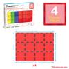PicassoTiles Magnetic Building Block Tiles Supersize Stabilizer Base Toy Large Size Magnet Tile Plate Jumbo XL Add On Durable Foundation Compatible Education Construction STEM Learning Stacking Set view 3