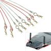 8PCS ShareGoo Steel RC Body Shell Rope Wire with Metal Clip R Pin Rod Compatible with HSP HPI Traxxas Redcat 1/8 1/10 RC Monster Truck Crawler Racing Car view 1