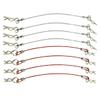 8PCS ShareGoo Steel RC Body Shell Rope Wire with Metal Clip R Pin Rod Compatible with HSP HPI Traxxas Redcat 1/8 1/10 RC Monster Truck Crawler Racing Car view 2