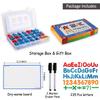 235 Pcs Magnetic Letter Number with Magnet Board, 2 Erasable Magnetic Pen and Storage Box, Foam ABC Alphabet Gift for Refrigerator Fridge, Classroom Toy for Toddler Kid Child Spelling & Learning Game view 3