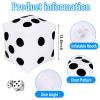 13.8 inch Giant Inflatable Dice Pool Toy for Lawn Games Outdoor Floor GamesPack of 1 view 3