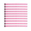 (10) Pack - W.W.J.D. Bracelets - 22 Individual Colors To Choose From - (Pink & White) view 1
