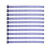 (10) Pack - W.W.J.D. Bracelets - 22 Individual Colors To Choose From (Pastel Purple & White) view 1