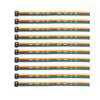 (10) Pack - W.W.J.D. Bracelets - 22 Individual Colors To Choose From - (Rainbow Stripes) view 1