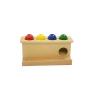 LEADER JOY Montessori Toddlers Wooden Push Ball Toys Baby Preschoolers Toys Push Toys Multicolored view 4