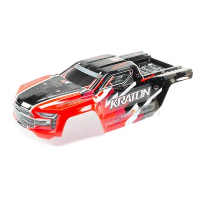 ARRMA 1/8 Painted Body with Decals, Red: KRATON 6S BLX, ARA406156