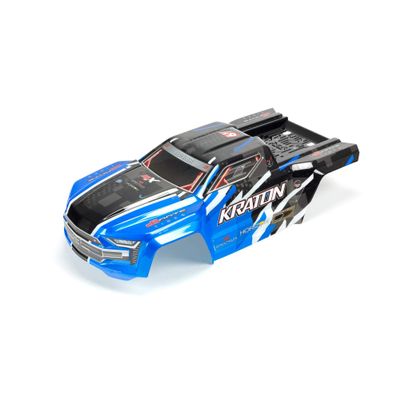 ARRMA 1/8 Trimmed and Painted Body with Decals, Blue: KRATON 6S BLX, ARA406157