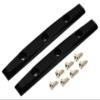 Teak Tuning Gem Edition Board Rails, Set of 2 with Screws, Black Onyx Colorway view 1