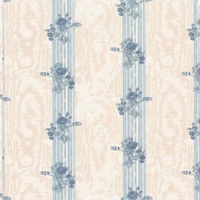 Dollhouse Miniature Wallpaper, Reflections, Blue, 3 pc #MG155D24
