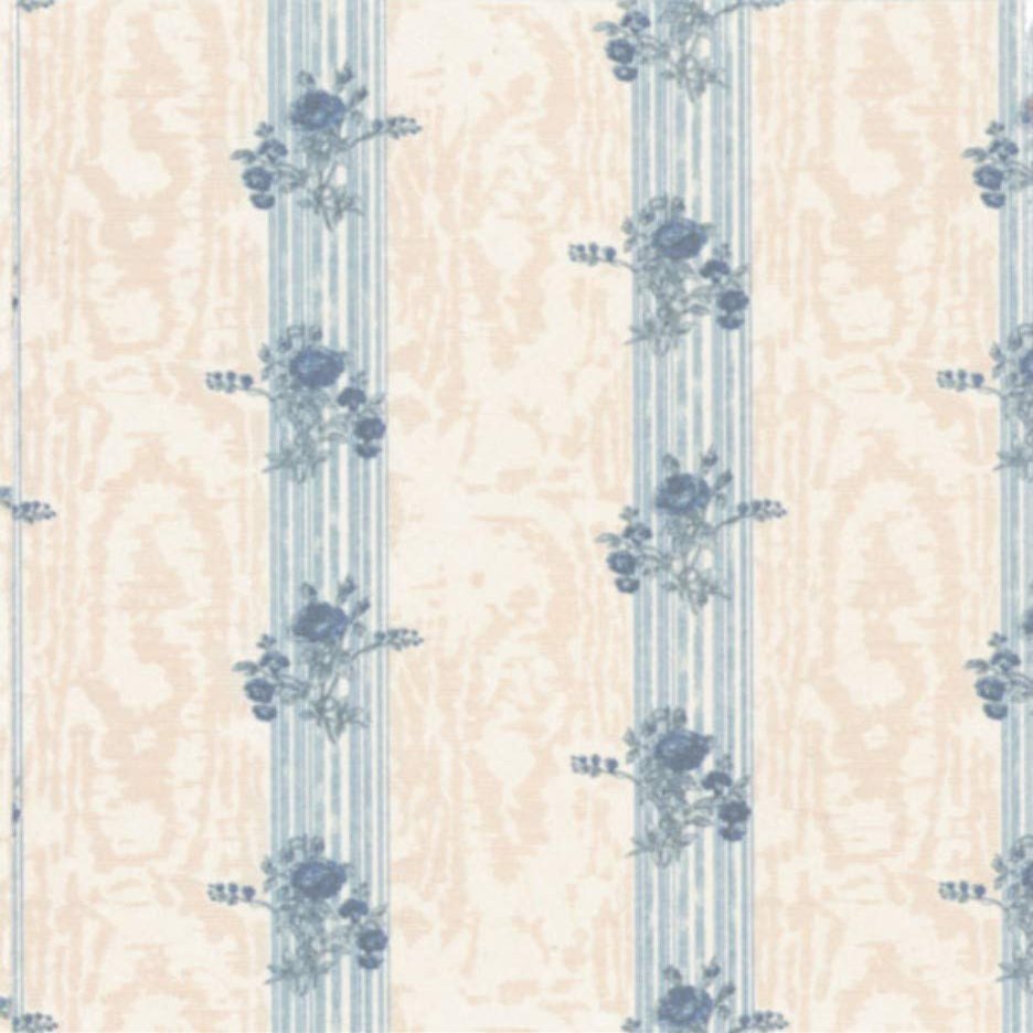 Dollhouse Miniature Wallpaper, Reflections, Blue, 3 pc #MG155D24