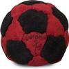 DIRTBAG 32 Panel Footbag, Flying Clipper Original Design, Sand Filled, Premium Quality, Machine Washable - Red/Black. view 1
