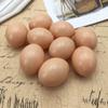 20 PCS Plastic Fake Eggs for DIY Easter Eggs, Painting and Realistic Egg view 3