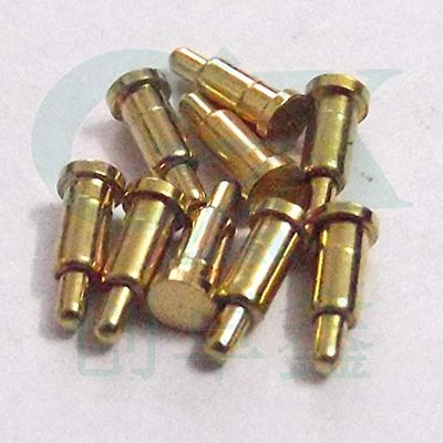 Gimax 5.5mm spring loaded brass gold plating pogo pin connector