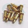 Gimax 5.5mm spring loaded brass gold plating pogo pin connector view 1