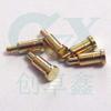 Gimax 5.5mm spring loaded brass gold plating pogo pin connector view 2