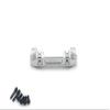 ATOP RC Aluminium Front Bumper Mount 1pc Set for 1:10 Traxxas TRX-4 (Silver) view 1