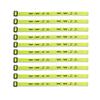 (10) Pack - W.W.J.D. Bracelets - 22 Individual Colors To Choose From - (Yellow) view 1