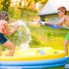 SainSmart Jr. Kids Squirt Water Gun Bow Toy with Swimming Goggle, Super Soaker Blaster Games Summer Outdoor Yard Activity with Capacity 800CC for Kids and Teens, Pink view 3