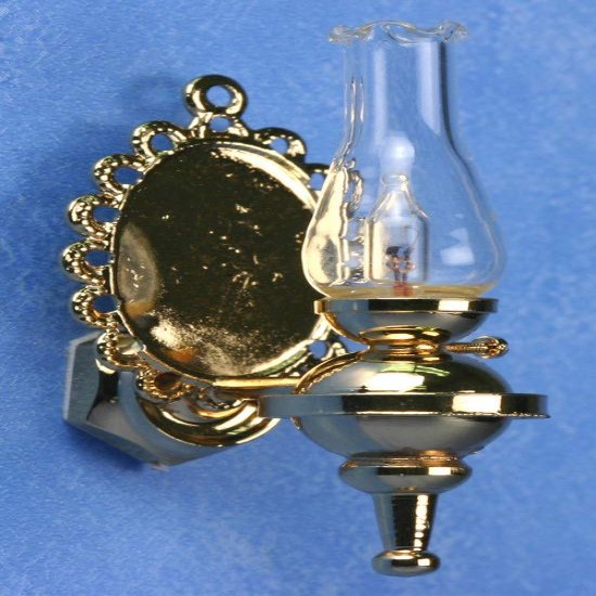 Dollhouse Miniature 12v Wall Sconce