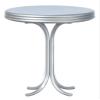 Dollhouse Miniature Tall Table W/2 Stools, Black #T5915 view 2