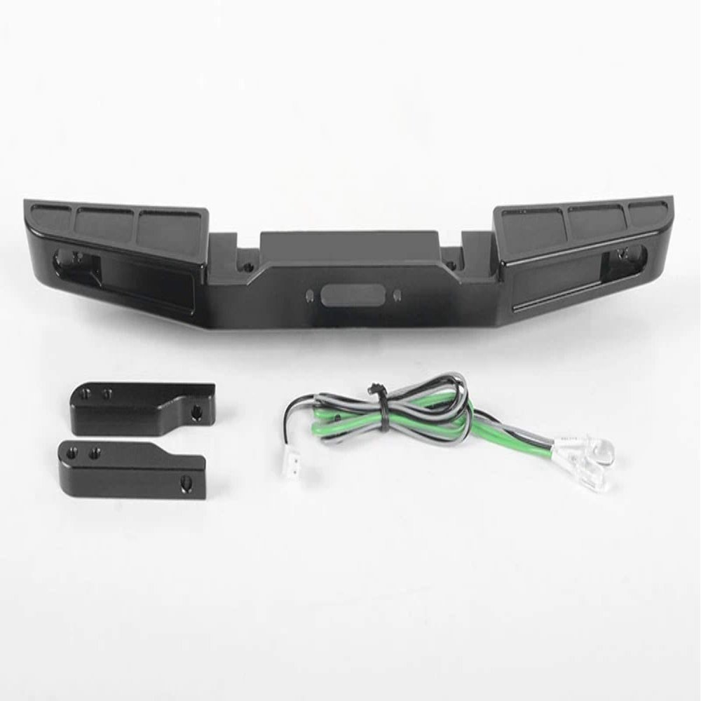 RC4WD TRX-4 Bronco Front Winch Bumper w/LED Lights (Black)