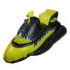 51" Yellow and Black Shark Inflatable Wet-Ski Pool Squirter with Gripped Handles view 2