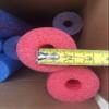 4 Pack Flex Connex Jumbo 60 Inch x 3.5 Inch Jumbo Swimming Pool Noodle Foam Multi-Purpose (Red) view 3
