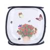 Outdoor Foldable Cage Fine Mesh Stops - 5 Mesh Panels for Air - with Large Zipper Opening - Clear Window Panel for Easy Viewing view 1