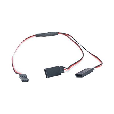 Gimax 50pcs/lot 150mm 300mm 500mm RC Servo Y Extension Cord Cable Wire Lead 15cm 30cm 50cm RC Servo Connector for JR Futaba 20% off - (Color: 500mm)