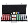 Smartxchoices Poker Chips, 500 PCS 11.5 Gram Poker Chip Set with Aluminum Case, Cards, Dices, Blind Button Clay Casino Game for Gambling Texas Holdem Blackjack view 1