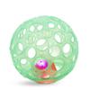 B. toys  Sensory Lightup Baby Rattle  Textured Ball with Holes  Glowing Lights & Rattle  Infants, Babies  Grab n Glow  0+ Months view 1