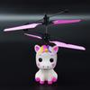 Kgler 54517 Unicorn Mini Flyer with Remote Control and USB Cable, Flying Unicorn with LED Light Effect and Propeller, Manual Controlled, Girls from 6 Years view 2