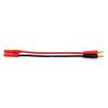 Gimax 50pcs/lot 4.0 banana plug with jacket to turn 4.0MM 14AWG 150MM To 4mm Banana Plug/Connector for RC Part view 1