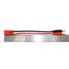 Gimax 50pcs/lot 4.0 banana plug with jacket to turn 4.0MM 14AWG 150MM To 4mm Banana Plug/Connector for RC Part view 2
