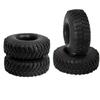 4Pack Vgoohobby Super Larger 4.48" Outer Diameter RC Crawler Tires,1.9" Tires with Foam Inserts Compatible with Axial SCX10 90047 D90 D110 Tamiya CC01 Traxxas TRX-4 1/10 RC Crawler Truck view 2