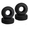 4Pack Vgoohobby Super Larger 4.48" Outer Diameter RC Crawler Tires,1.9" Tires with Foam Inserts Compatible with Axial SCX10 90047 D90 D110 Tamiya CC01 Traxxas TRX-4 1/10 RC Crawler Truck view 3