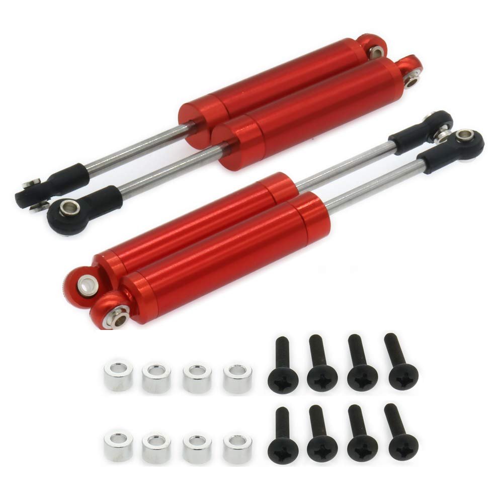 4-Pack Shock Absorber Damper Internal Spring 112mm for 1/10 Crawler Truck HSP HPI AXIAL Tamiya LOSI RC Car Metal Upgraded Parts