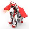 JIMU ROBOT Mythical Series: FireBot Kit/App-Enabled Building & Coding STEM Robot Kit (606 Pcs), Red, Model:JRA0601 view 2