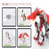 JIMU ROBOT Mythical Series: FireBot Kit/App-Enabled Building & Coding STEM Robot Kit (606 Pcs), Red, Model:JRA0601 view 3