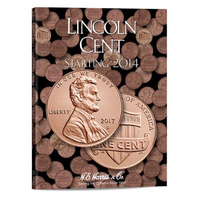 H.E. Harris & Co US Lincoln Cent Coin Folder 2014 Date Volume 4 #4002